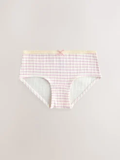 Stripe Pink Texture Hipsters 5 Pack (2-16yrs)