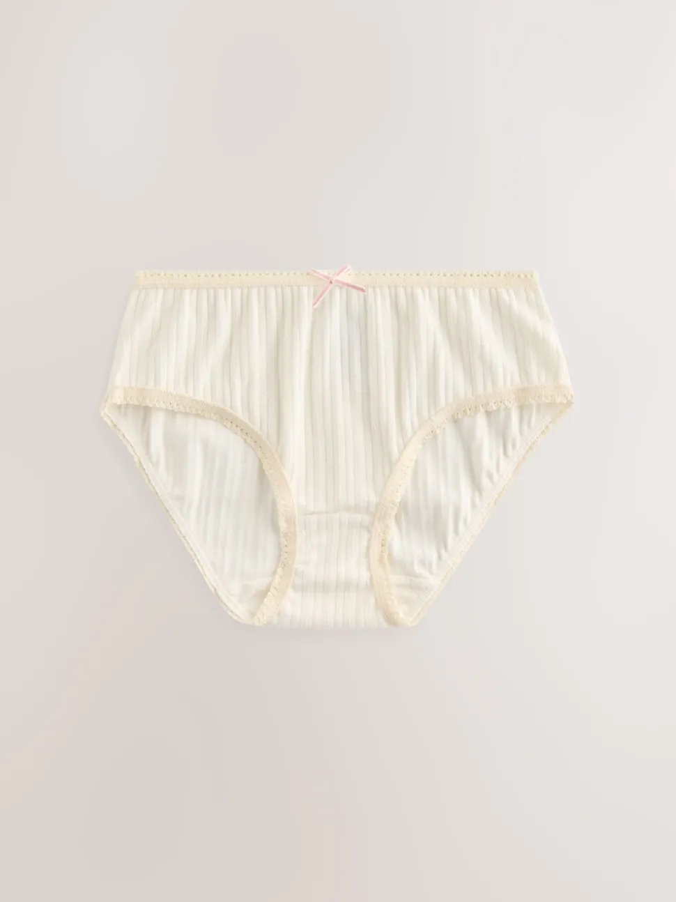 Stripe/Plain Texture Briefs 5 Pack (1.5-16yrs)