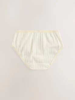 Stripe/Plain Texture Briefs 5 Pack (1.5-16yrs)