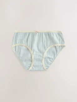 Stripe/Plain Texture Briefs 5 Pack (1.5-16yrs)