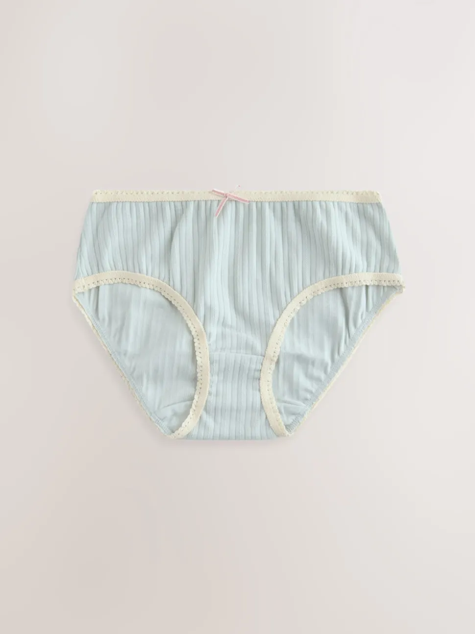Stripe/Plain Texture Briefs 5 Pack (1.5-16yrs)