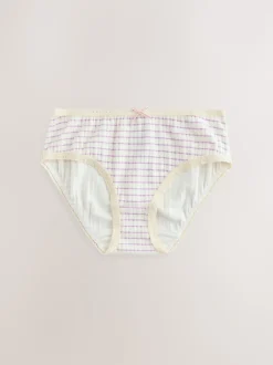 Stripe/Plain Texture Briefs 5 Pack (1.5-16yrs)