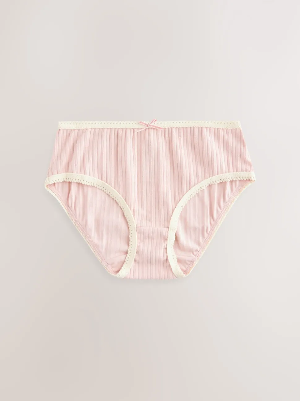 Stripe/Plain Texture Briefs 5 Pack (1.5-16yrs)
