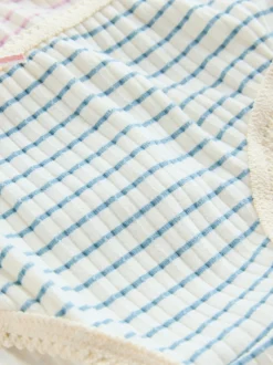Stripe/Plain Texture Briefs 5 Pack (1.5-16yrs)