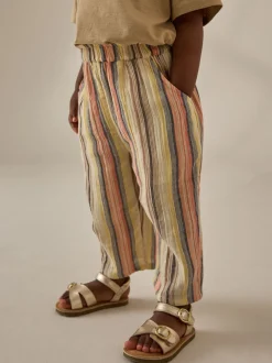 Stripe Pull On Trousers (3mths-7yrs)