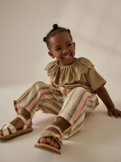 Stripe Pull On Trousers (3mths-7yrs)
