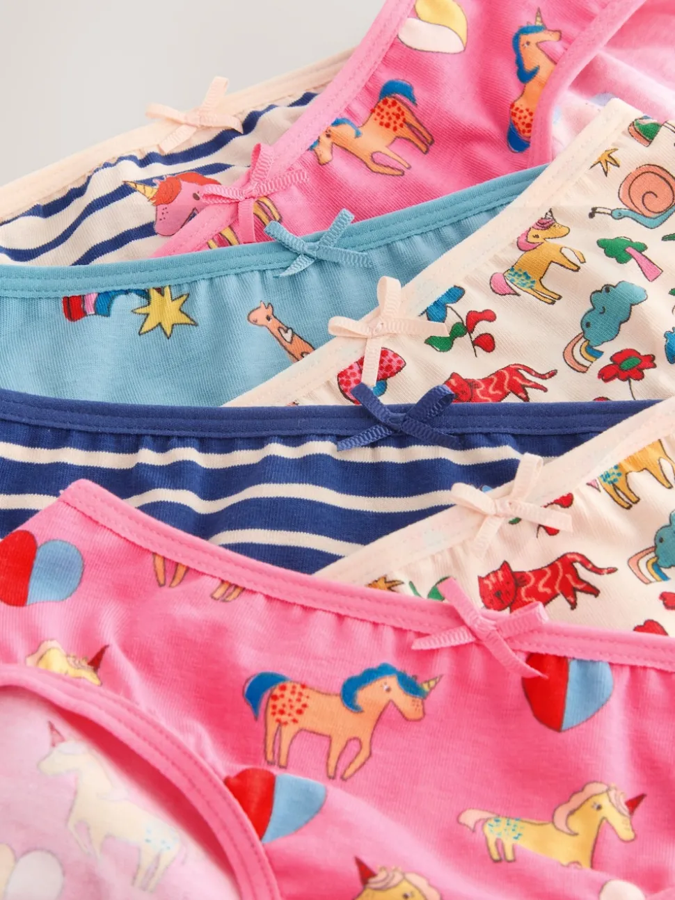 Stripe Unicorn Briefs 7 Pack (1.5-12yrs)