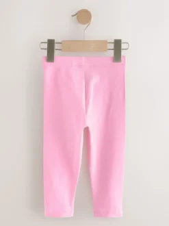 Sugar Pink Plain Leggings (3mths-7yrs)