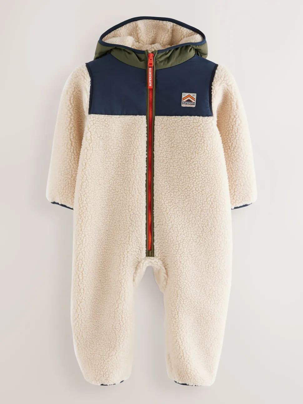 Superdry Beige Sherpa Snowsuit