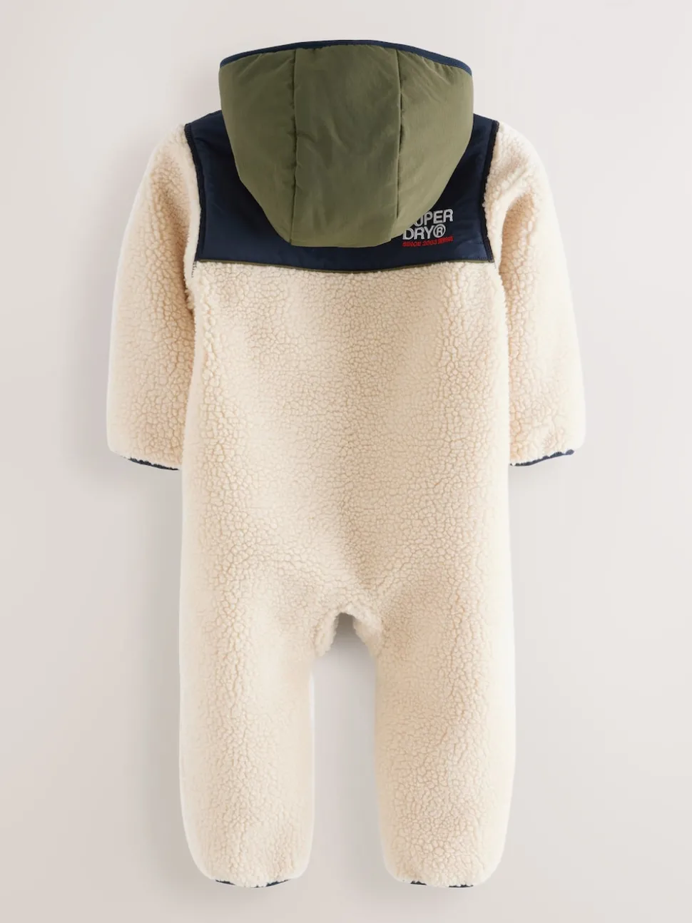 Superdry Beige Sherpa Snowsuit