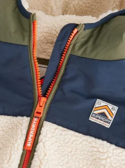 Superdry Beige Sherpa Snowsuit