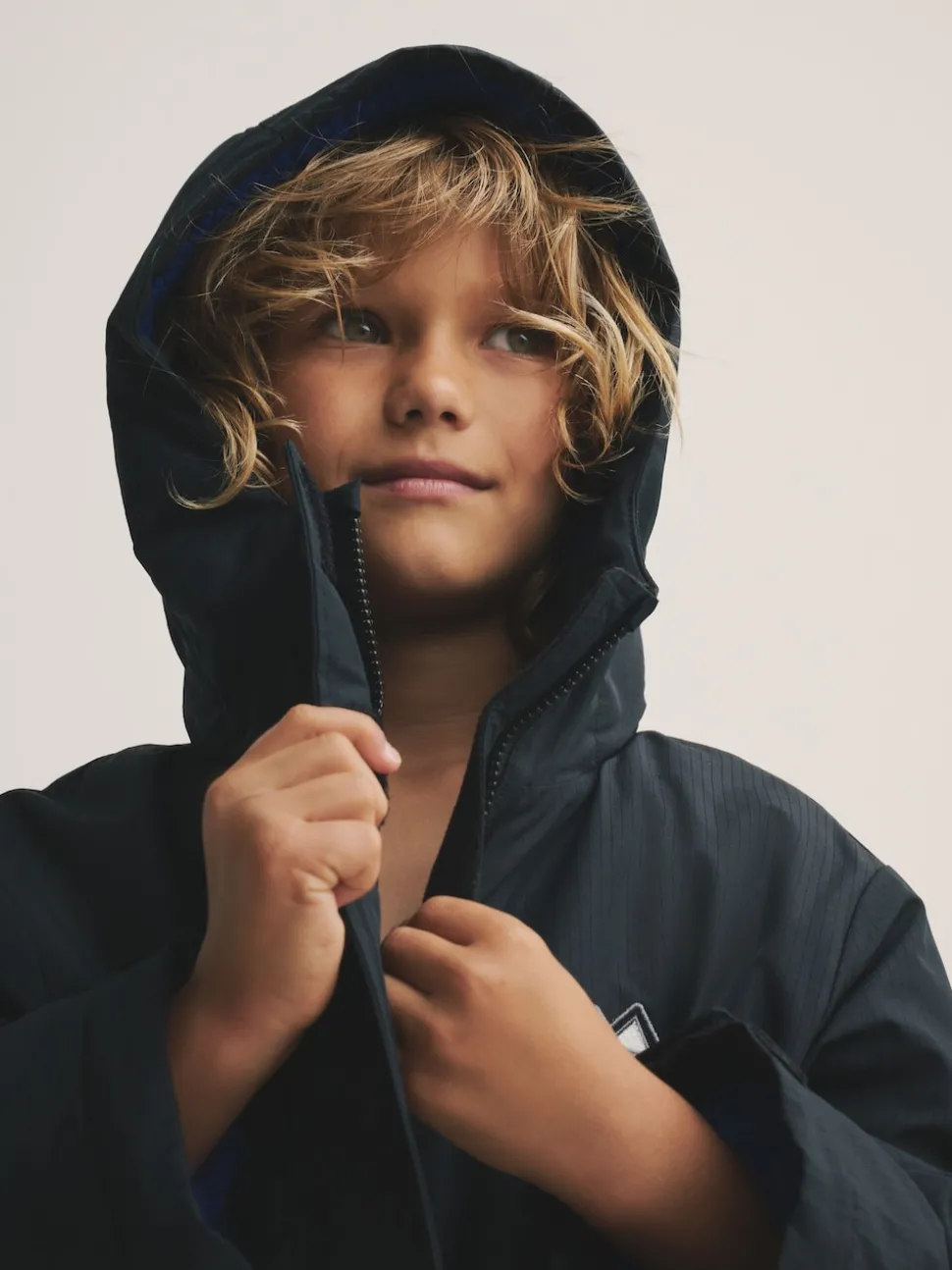 Superdry Black/Blue Changing Robe