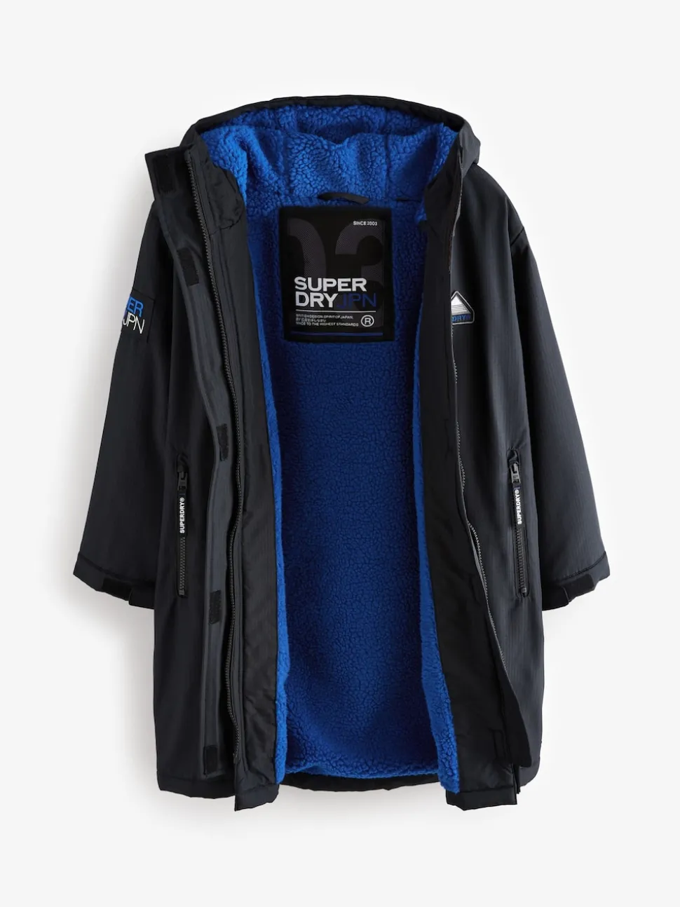 Superdry Black/Blue Changing Robe