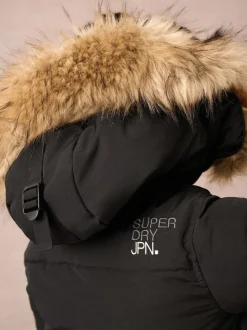 Superdry Black Everest Bomber Coat