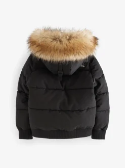 Superdry Black Everest Bomber Coat