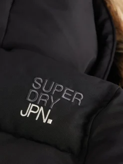 Superdry Black Everest Bomber Coat