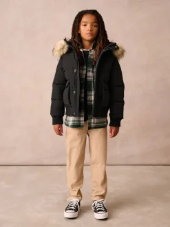 Superdry Black Everest Bomber Coat