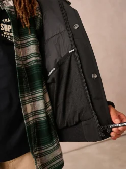 Superdry Black Everest Bomber Coat