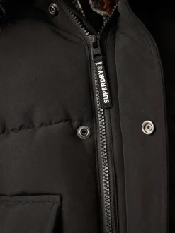 Superdry Black Everest Bomber Coat