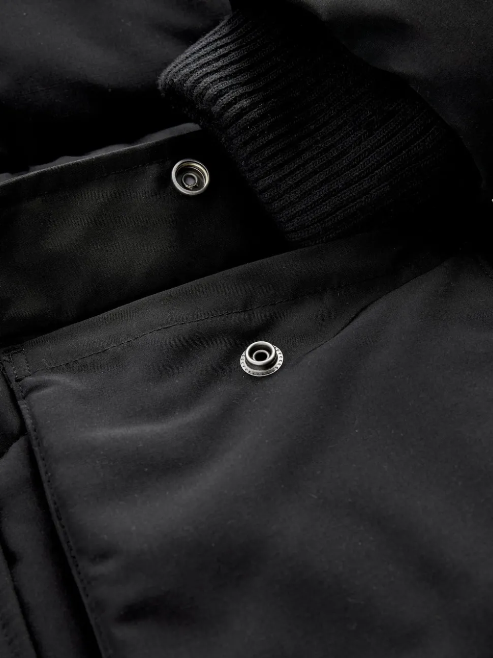 Superdry Black Everest Longline Puffer Coat
