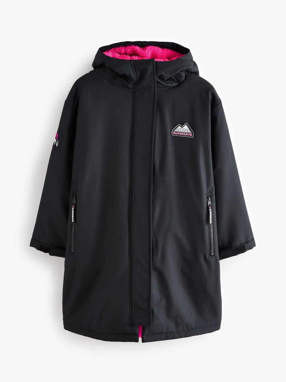 Superdry Black/Pink Changing Robe