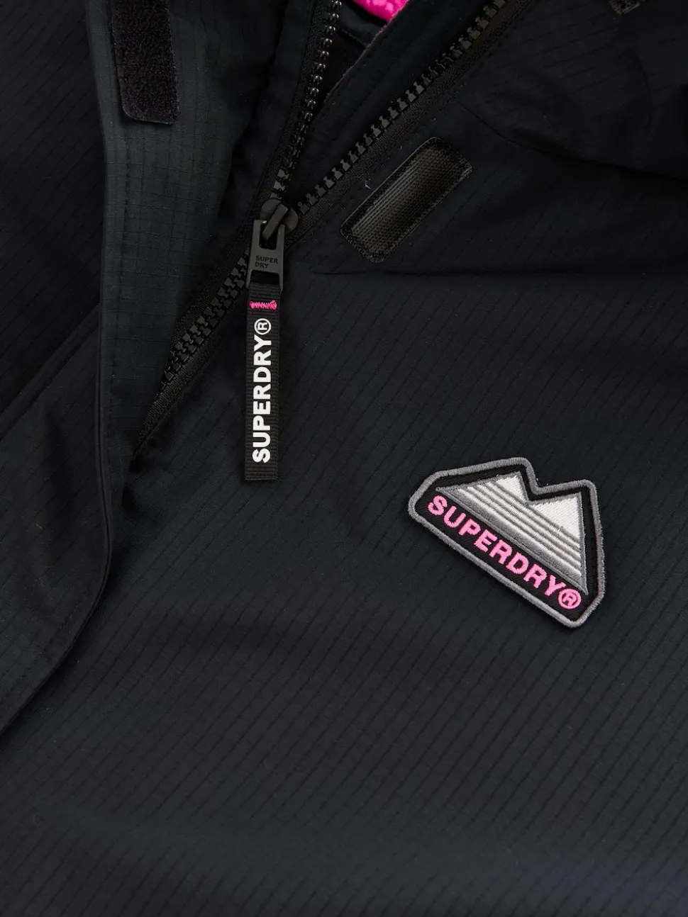 Superdry Black/Pink Changing Robe