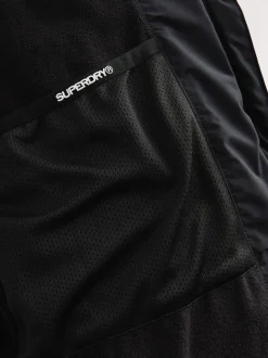 Superdry Black Sports Puffer Coat
