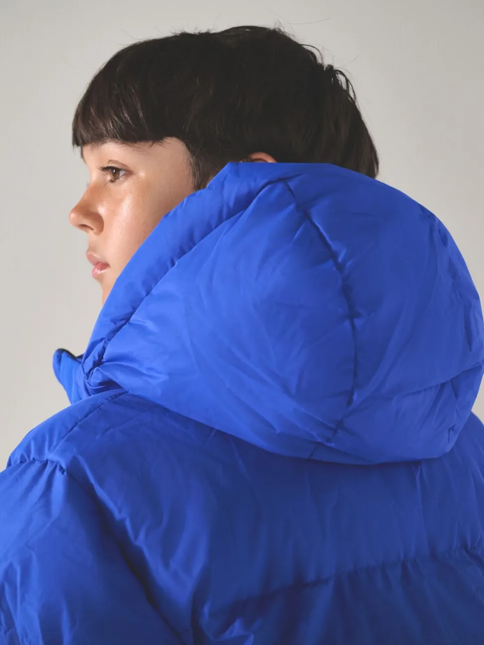 Superdry Blue Sports Puffer Coat