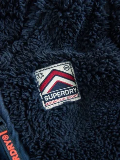 Superdry Blue Teddy Fleece Pramsuit