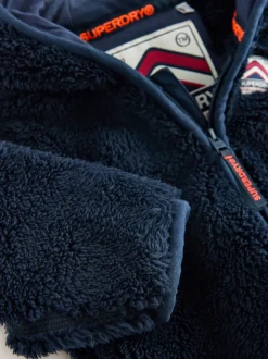 Superdry Blue Teddy Fleece Pramsuit