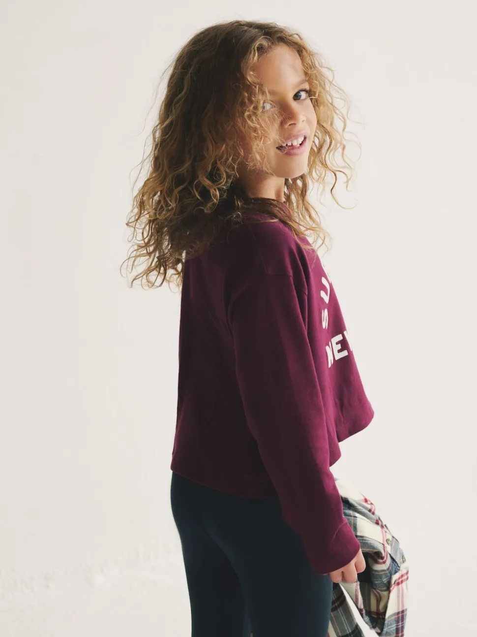 Superdry Burgundy/Navy Leggings Set