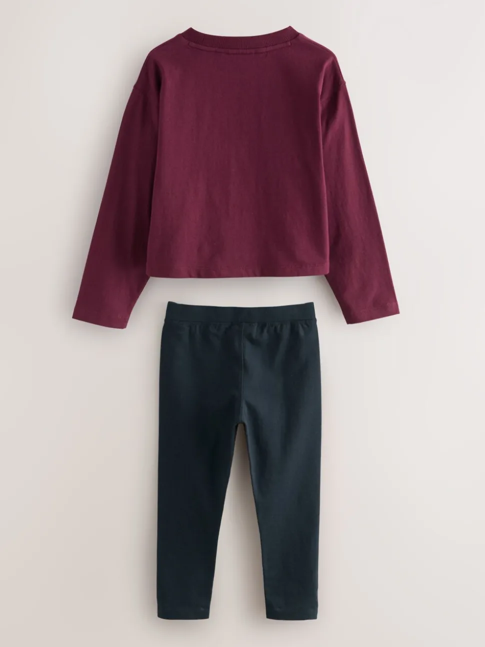 Superdry Burgundy/Navy Leggings Set