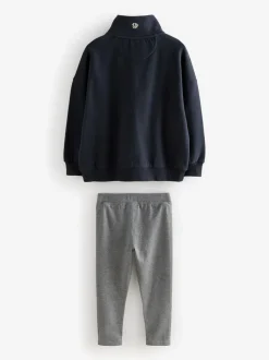 Superdry Charcoal Grey Leggings Set