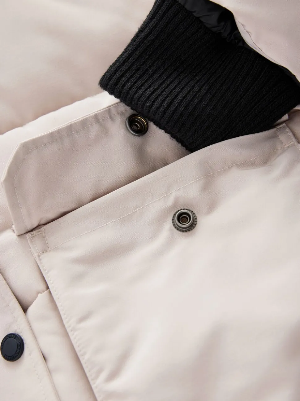 Superdry Cream Everest Longline Puffer Coat