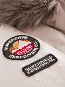 Superdry Cream Everest Parka Coat