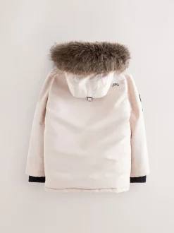 Superdry Cream Everest Parka Coat
