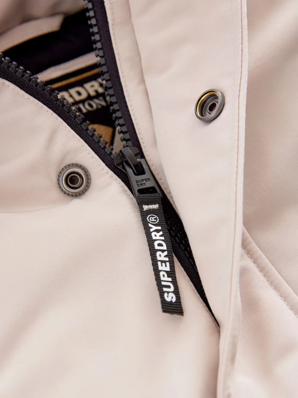 Superdry Cream Everest Parka Coat