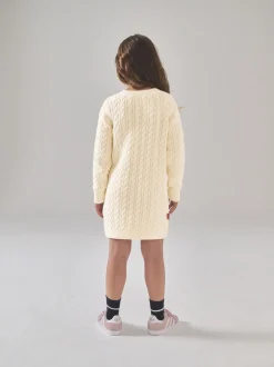 Superdry Cream Knit Dress