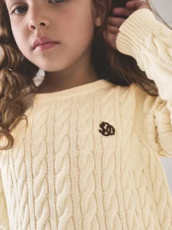 Superdry Cream Knit Dress