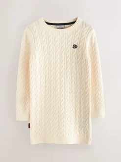 Superdry Cream Knit Dress