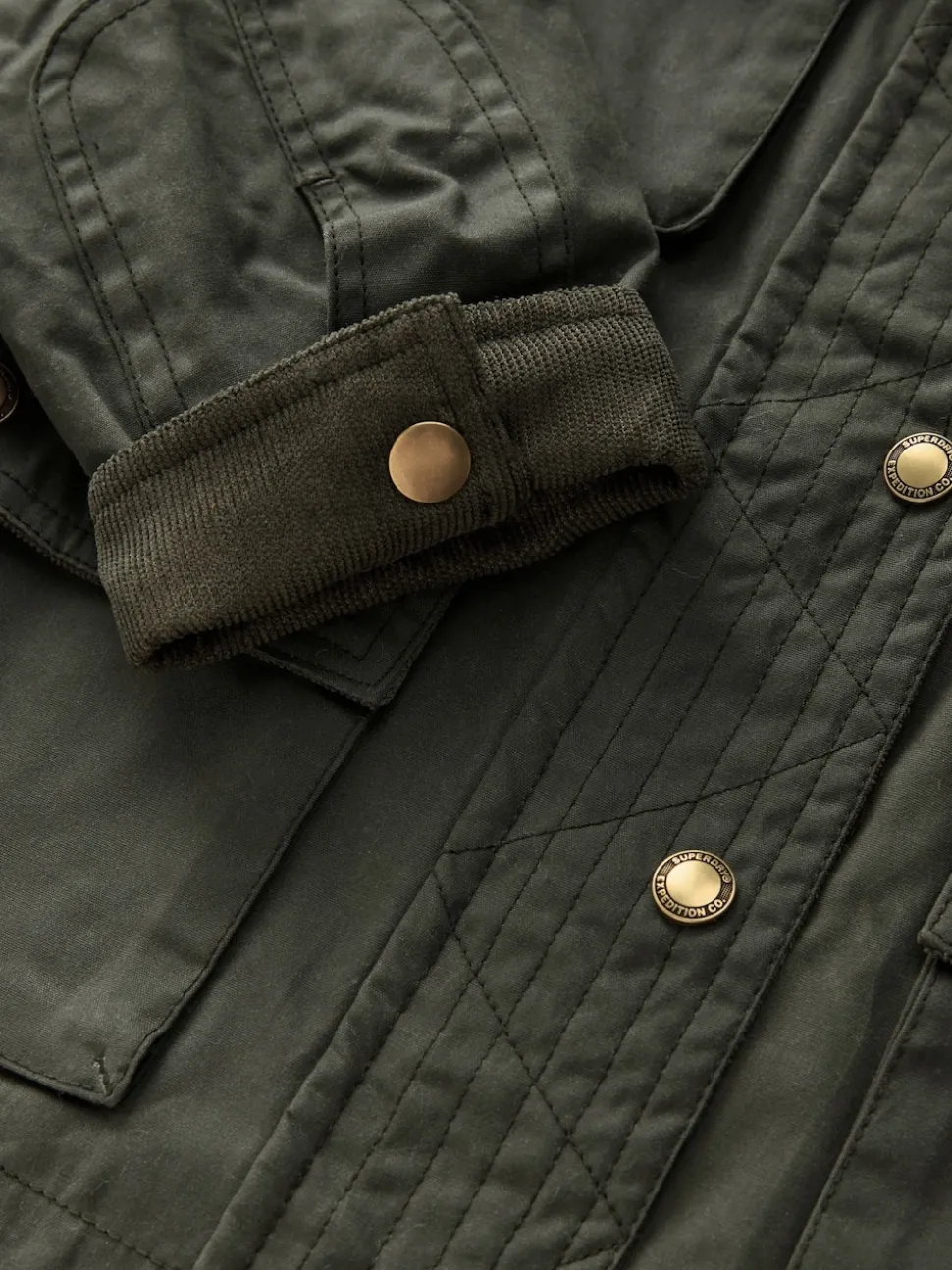 Superdry Green Wax Jacket