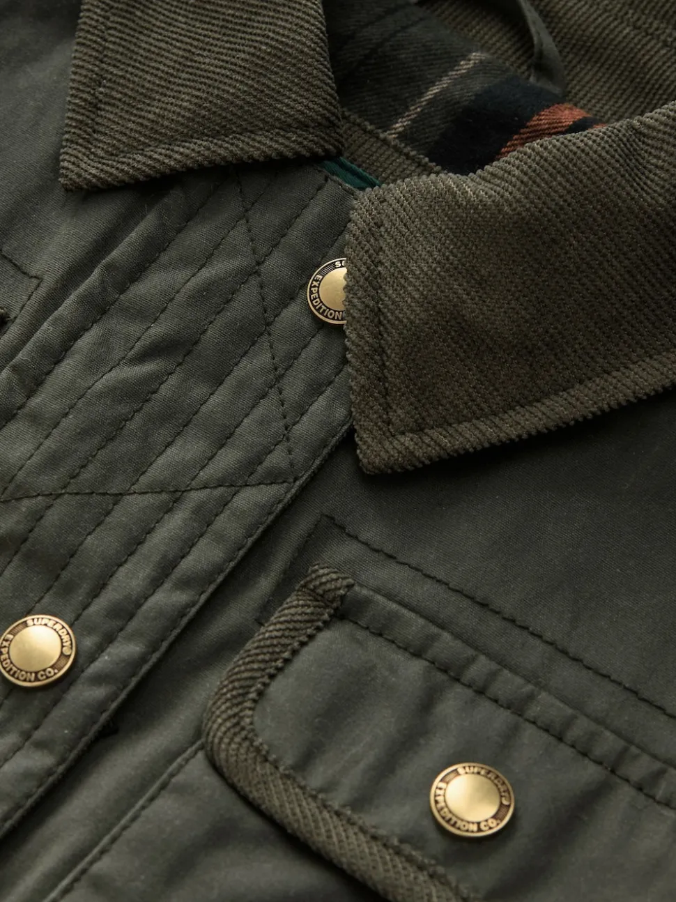 Superdry Green Wax Jacket