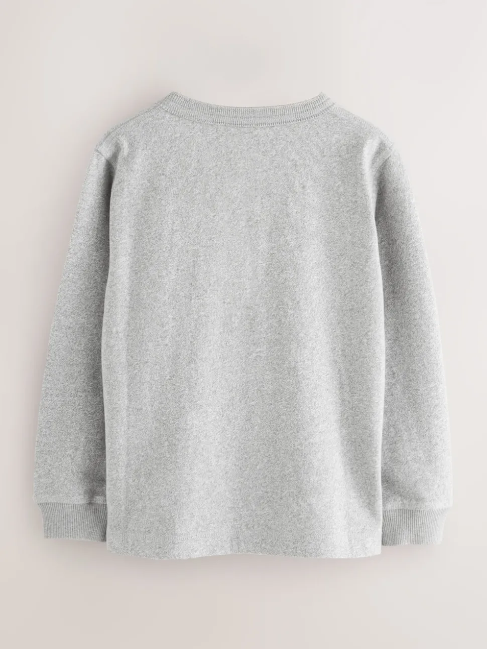 Superdry Grey Long Sleeve Henley T-Shirt