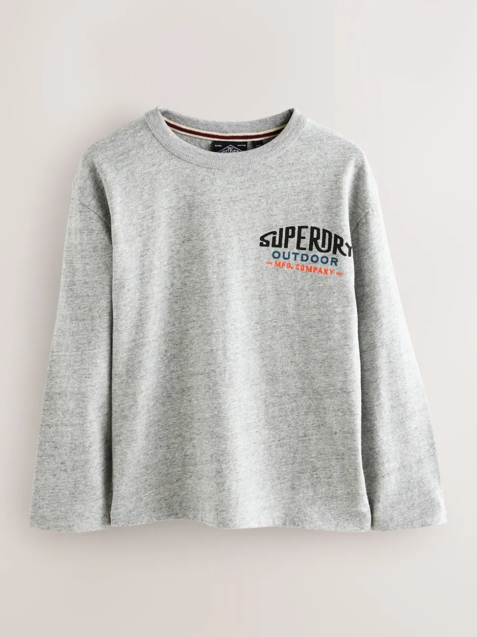 Superdry Grey Long Sleeve T-Shirt