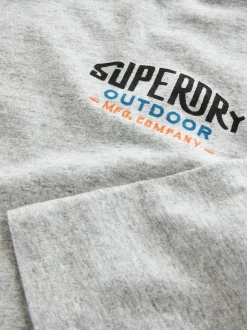 Superdry Grey Long Sleeve T-Shirt