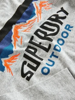 Superdry Grey Long Sleeve T-Shirt