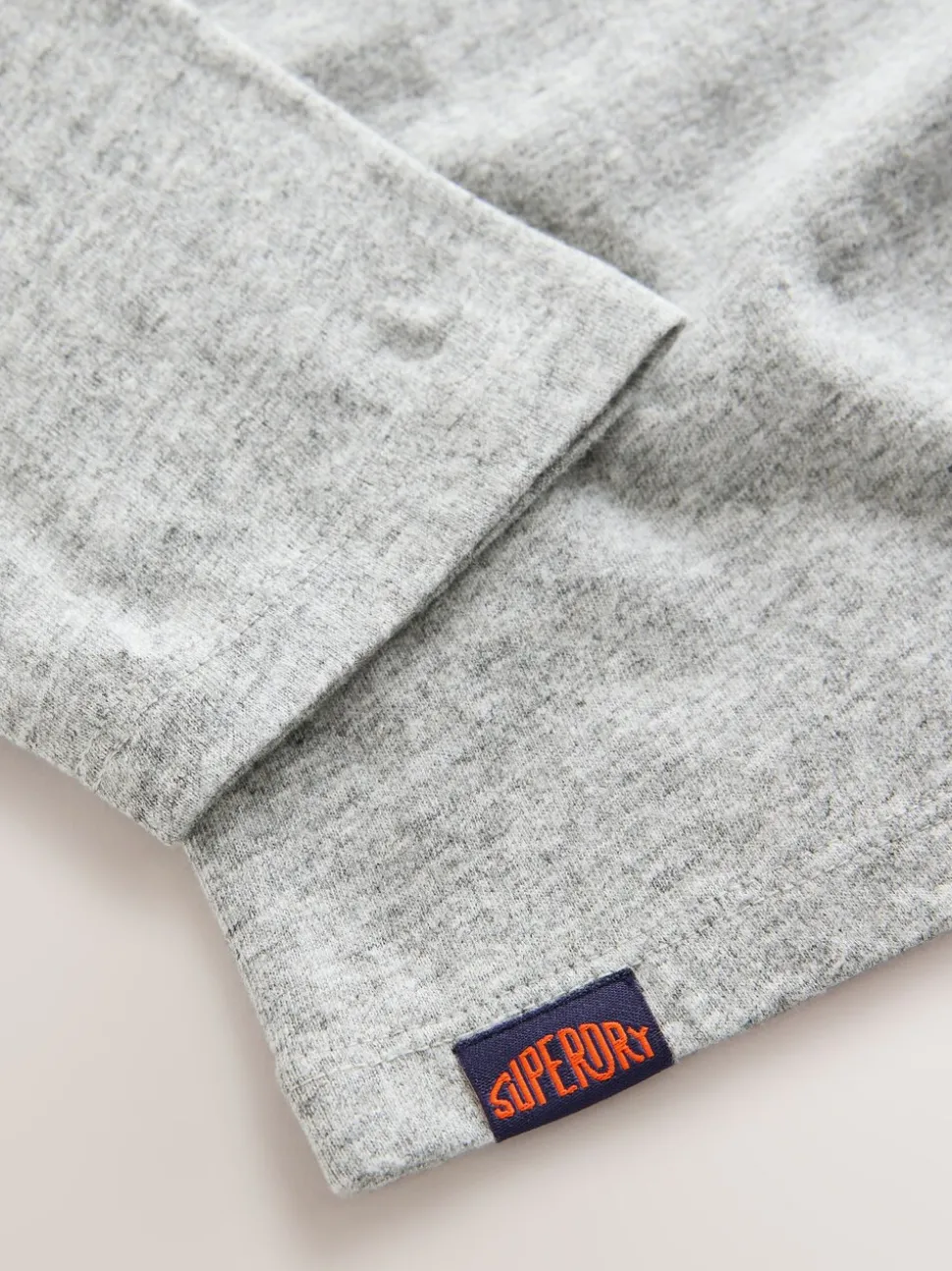 Superdry Grey Long Sleeve T-Shirt