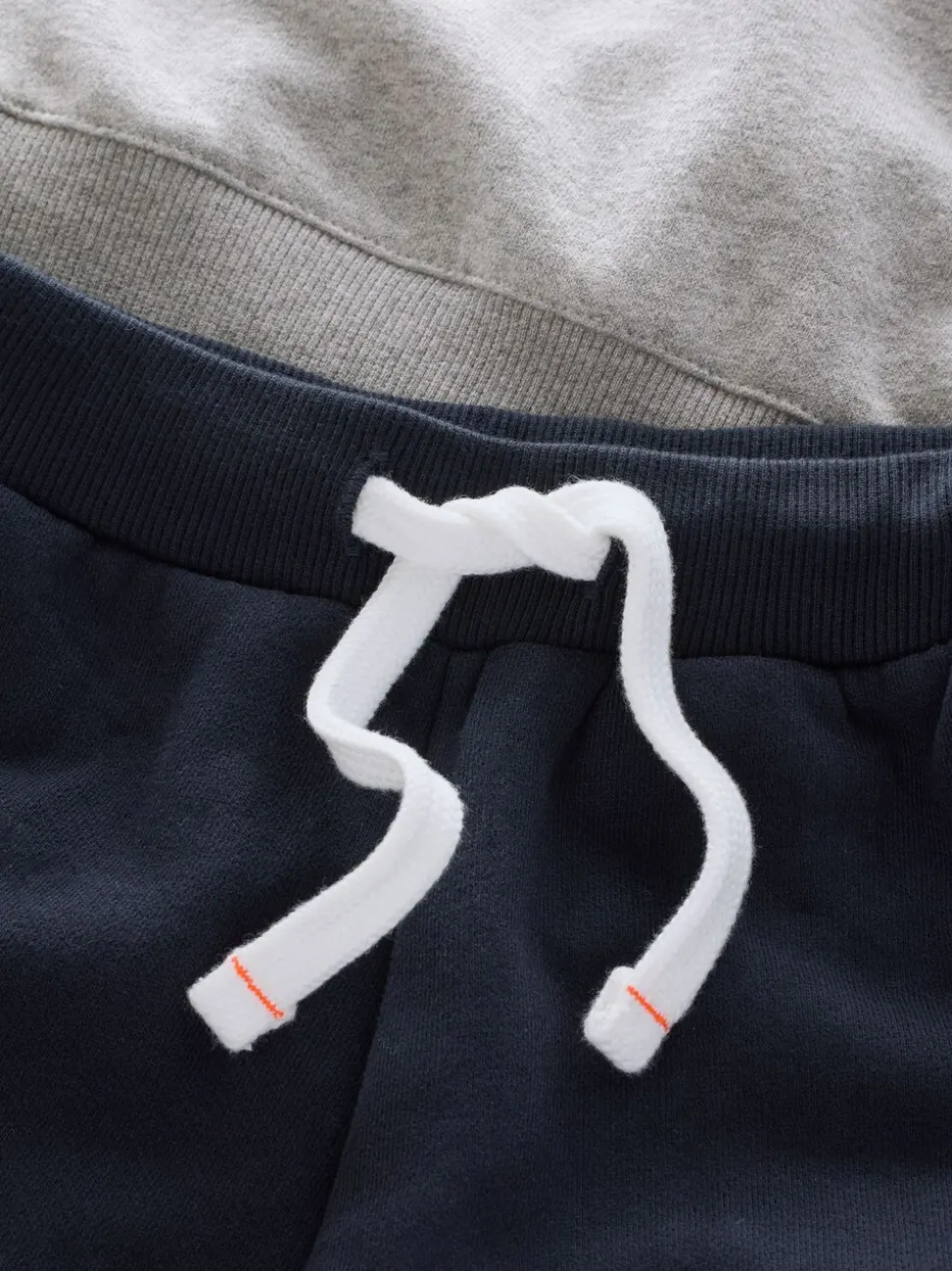 Superdry Grey/Navy Sweat Top & Shorts Set