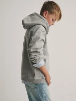 Superdry Grey Zip Through Hoodie