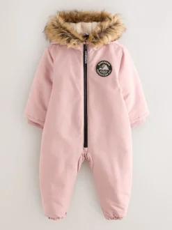 Superdry Light Pink Everest Snowsuit